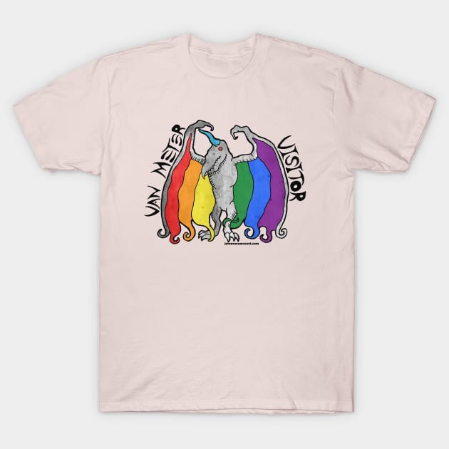 Van Meter Visitor LGBT Pride T-Shirt by NocturnalSea